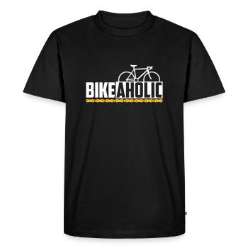 faire du vélo - T-shirt Premium bio Homme - noir - Devant - Nico (187cm)