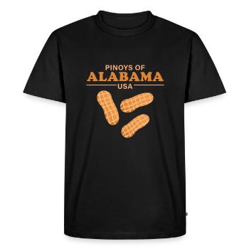 Alabama Fil-Am Design for proud Pinoys - Men's Premium Organic T-Shirt - black - Front - Nico (187cm)
