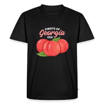 Georgia Fil-Am Design for Proud Pinoys - Men's Premium Organic T-Shirt - black - Front - Nico (187cm)