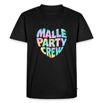 Malle Party Crew - T-shirt Premium bio Homme - noir - Devant - Nico (187cm)