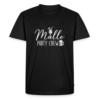 Malle Party Crew - T-shirt Premium bio Homme - noir - Devant - Nico (187cm)