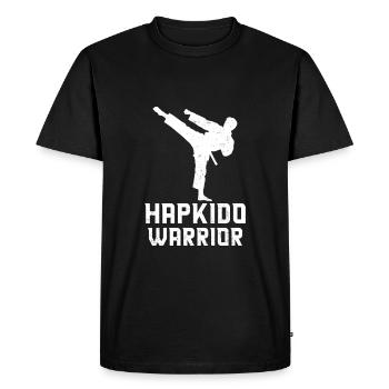 Hapkido Warrior - Men's Premium Organic T-Shirt - black - Front - Nico (187cm)