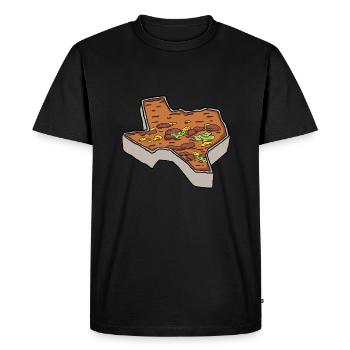 Conception de carte Chili con Carne pour les amateurs de - T-shirt Premium bio Homme - noir - Devant - Nico (187cm)