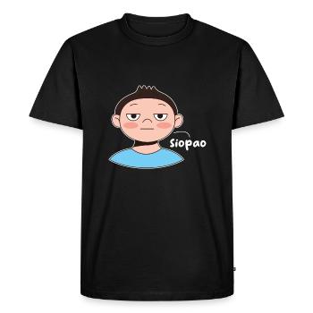 Fil-Am Siopao Design for proud Pinoys - Men's Premium Organic T-Shirt - black - Front - Nico (187cm)