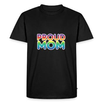 Fier maman cadeau de fête des mères - chemise - T-shirt Premium bio Homme - noir - Devant - Nico (187cm)