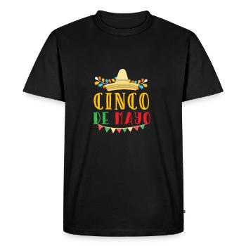 Cinco de Mayo Shirt Gift - Men's Premium Organic T-Shirt - black - Front - Nico (187cm)