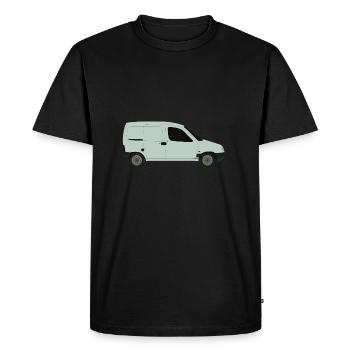 van - T-shirt Premium bio Homme - noir - Devant - Nico (187cm)