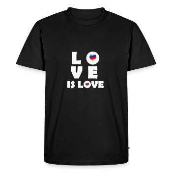 Revolution Gay Pride Lesbian CSD LGBT Gay Queer - Men's Premium Organic T-Shirt - black - Front - Nico (187cm)