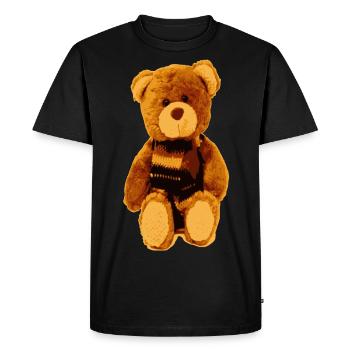 peluche - T-shirt Premium bio Homme - noir - Devant - Nico (187cm)