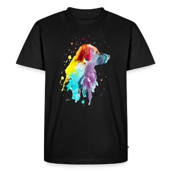 Berger australien - T-shirt Premium bio Homme - noir - Devant - Nico (187cm)