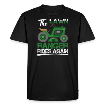 The Lawn Ranger Rides Again Lawn Mower - T-shirt Premium bio Homme - noir - Devant - Nico (187cm)