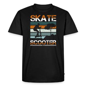 Scooter scooter scooter scooter scooter électrique - T-shirt Premium bio Homme - noir - Devant - Nico (187cm)