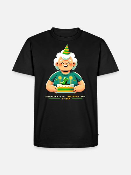 Joyful Birthday Grandma - Men's Premium Organic T-Shirt - black