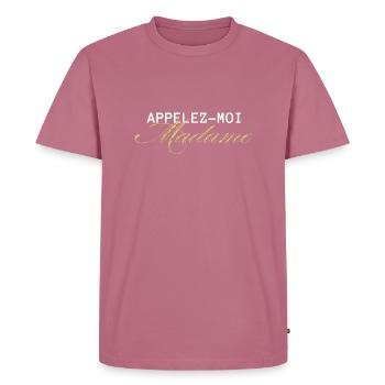 Nennen Sie mich Mrs. Gold - Zukünftige Braut - Männer Premium Bio T-Shirt - Mauve - Vorne - Nico (187cm)