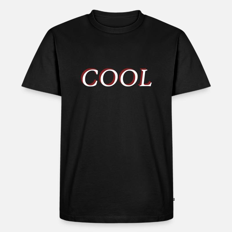 COOL #2 - Männer Premium Bio T-Shirt - Schwarz