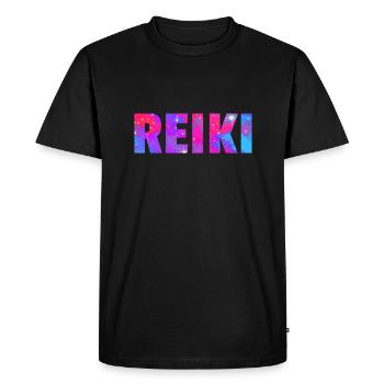 Reiki Reiki Practitioner Energy Healing - Men's Premium Organic T-Shirt - black - Front - Nico (187cm)