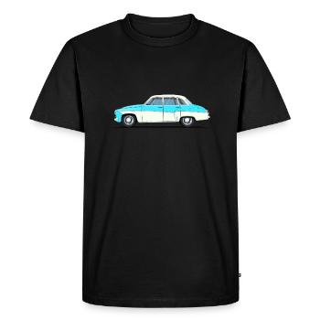 Car Oldtimer Wartburg 311 - Men's Premium Organic T-Shirt - black - Front - Nico (187cm)