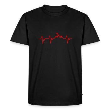 Snowboard Snowboarder - Men's Premium Organic T-Shirt - black - Front - Nico (187cm)