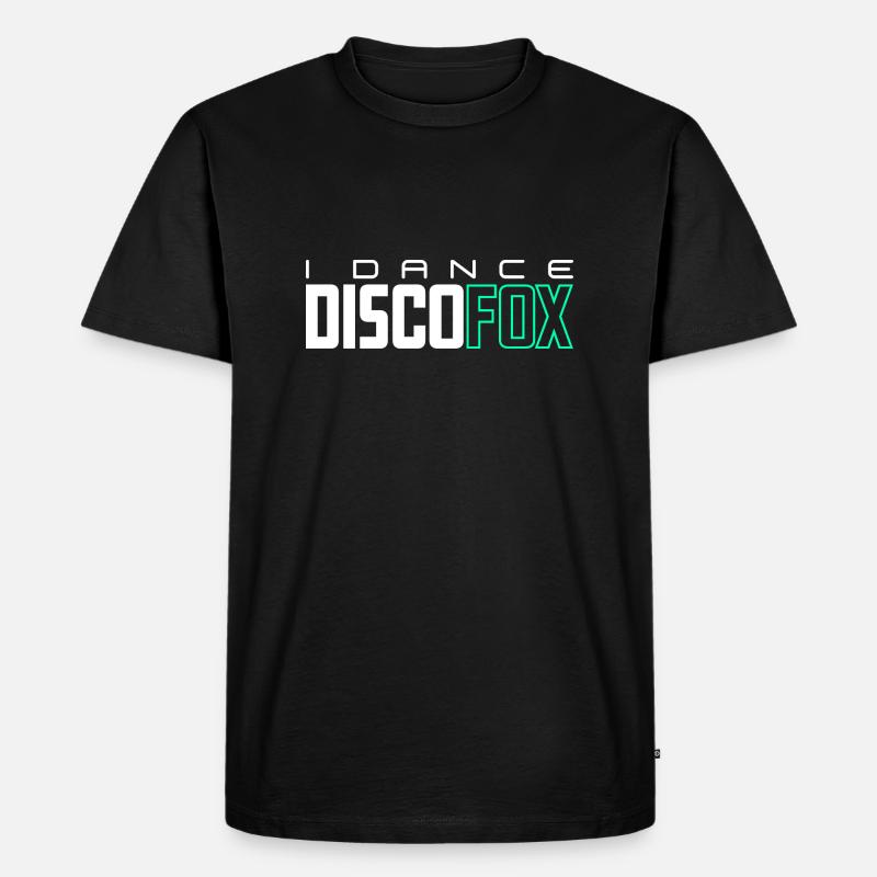 Ich Tanze Discofox - Männer Premium Bio T-Shirt - Schwarz