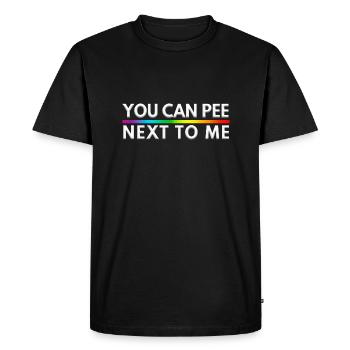 Vous pouvez faire à côté de moi Mois de la fierté LGBTQ - T-shirt Premium bio Homme - noir - Devant - Nico (187cm)