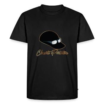 Protection du climat - T-shirt Premium bio Homme - noir - Devant - Nico (187cm)