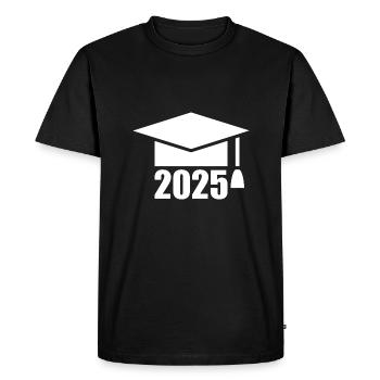ABI 2025 Abitur Graduation Ceremony Graduation Ball - Men's Premium Organic T-Shirt - black - Front - Nico (187cm)