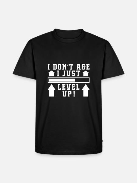 Je ne vieillis pas - T-shirt Premium bio Homme - noir