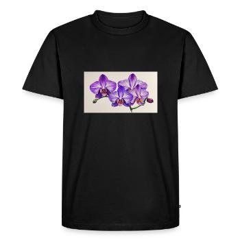 Orkedea lilas - T-shirt Premium bio Homme - noir - Devant - Nico (187cm)