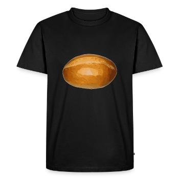 bread brooches crossaint bakery baguette bread bu - Men's Premium Organic T-Shirt - black - Front - Nico (187cm)