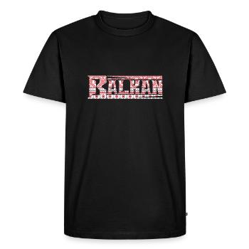 exyu balkan rock bosna croatia serbia - Men's Premium Organic T-Shirt - black - Front - Nico (187cm)