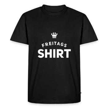 Chemise du vendredi - T-shirt Premium bio Homme - noir - Devant - Nico (187cm)
