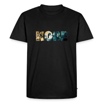 KOBE COLORFUL - Men's Premium Organic T-Shirt - black - Front - Nico (187cm)