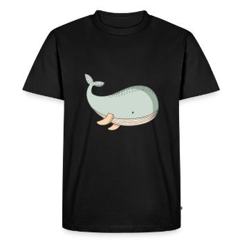 Wal Walmotiv - T-shirt Premium bio Homme - noir - Devant - Nico (187cm)