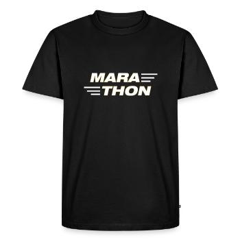 Fußball Football - T-shirt Premium bio Homme - noir - Devant - Nico (187cm)