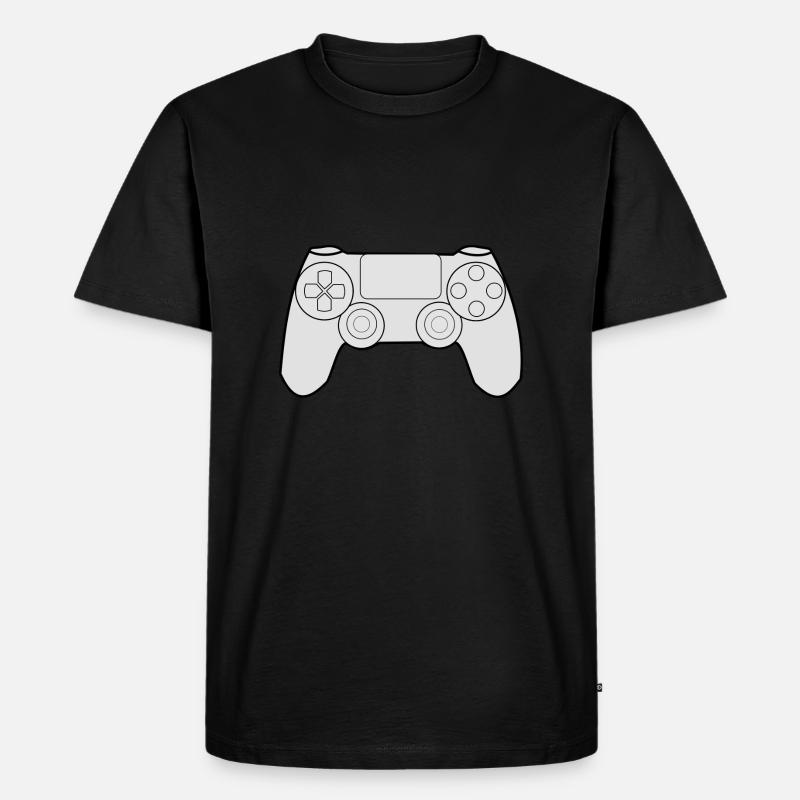 Moderner Videospiel-Controller - Männer Premium Bio T-Shirt - Schwarz