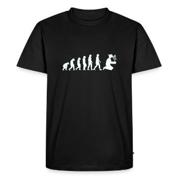 Horticulture Horticole Aménagement paysager - T-shirt Premium bio Homme - noir - Devant - Nico (187cm)