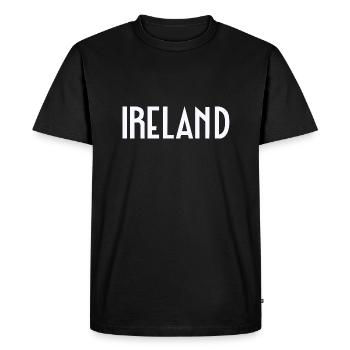 Irlande - T-shirt Premium bio Homme - noir - Devant - Nico (187cm)
