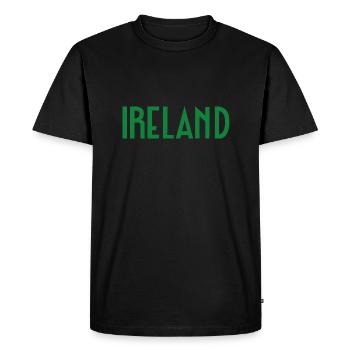 Irlande - T-shirt Premium bio Homme - noir - Devant - Nico (187cm)