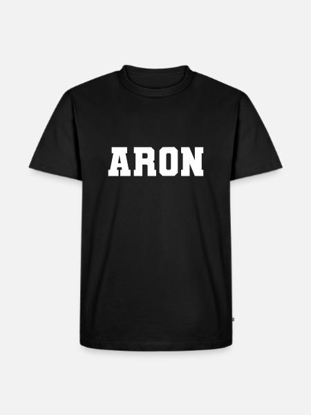 Nom - Aron - T-shirt Premium bio Homme - noir