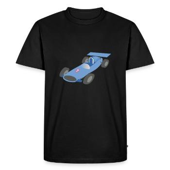 voiture de course - T-shirt Premium bio Homme - noir - Devant - Nico (187cm)