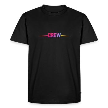 crew logo - Men's Premium Organic T-Shirt - black - Front - Nico (187cm)