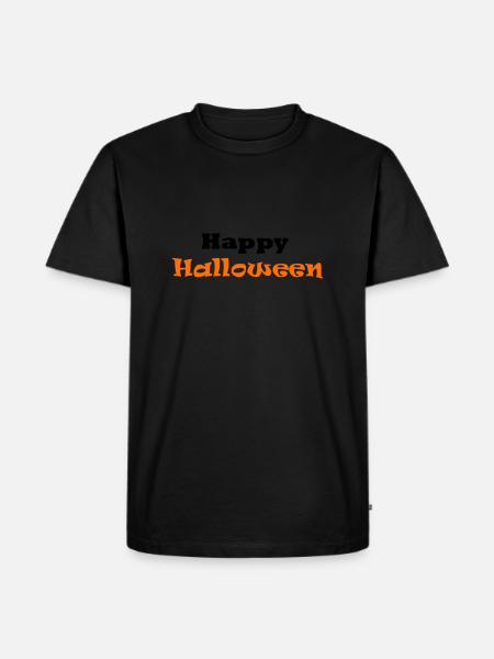 Happy Halloween - Men's Premium Organic T-Shirt - black