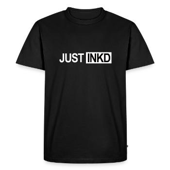 JUSTE INKD - T-shirt Premium bio Homme - noir - Devant - Nico (187cm)