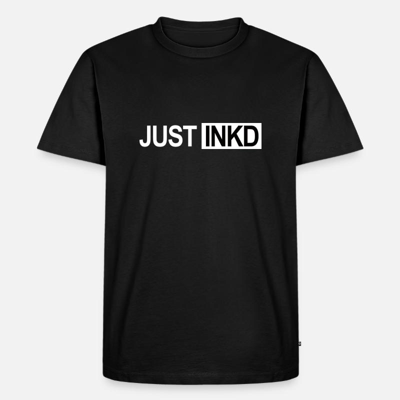 JUST INKD - Männer Premium Bio T-Shirt - Schwarz