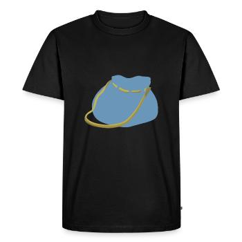 sac à dos valise sac à dos porte-documents131 - T-shirt Premium bio Homme - noir - Devant - Nico (187cm)