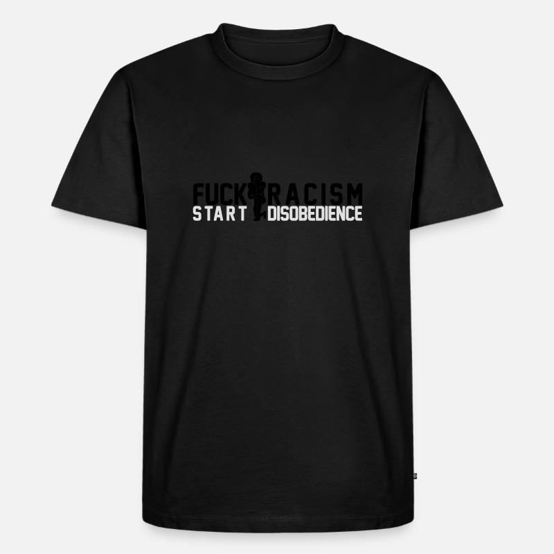 kapernick - Männer Premium Bio T-Shirt - Schwarz