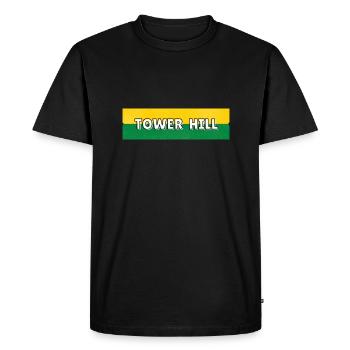 Tower Hill Station - Men's Premium Organic T-Shirt - black - Front - Nico (187cm)