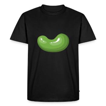 haricots légume légumes de haricots de vegetables18 - T-shirt Premium bio Homme - noir - Devant - Nico (187cm)