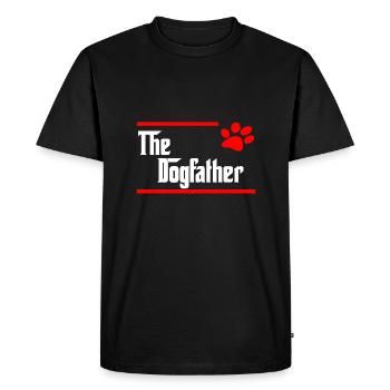 le chien de garde - T-shirt Premium bio Homme - noir - Devant - Nico (187cm)