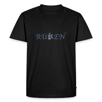 réprimander - T-shirt Premium bio Homme - noir - Devant - Nico (187cm)